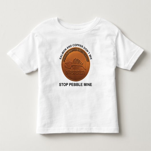 T-shirt Pour Les Tous Petits Arrêtez la mine de galets - Pebble Mine Penny (Devant)