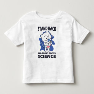 T-shirt Pour Les Tous Petits Arrière-plan - Expérience d'un scientifique adorab