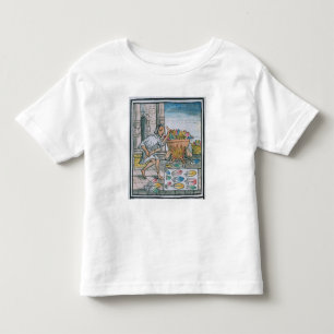 T-shirt Pour Les Tous Petits Artisans aztèques teignant des plumes