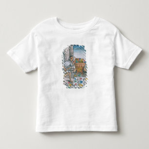 T-shirt Pour Les Tous Petits Artisans aztèques teignant des plumes