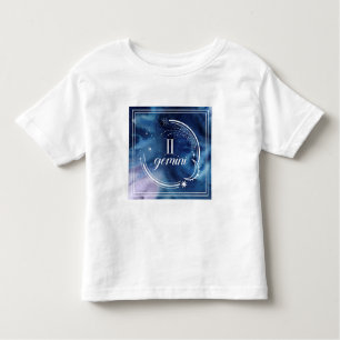 T-shirt Pour Les Tous Petits Astrologie aquarelle - Gemini