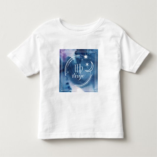 T-shirt Pour Les Tous Petits Astrologie de l'aquarelle - Virgo (Devant)