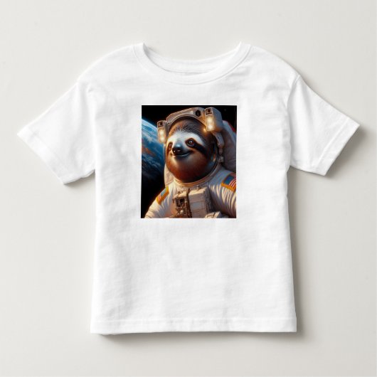 T-shirt Pour Les Tous Petits Astronaute de Sloth (Devant)