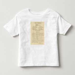 T-shirt Pour Les Tous Petits Atlas géologique et géographique du Colorado