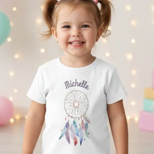 T-shirt Pour Les Tous Petits Attrape-Rêves Boho Rêve Grand 