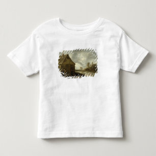 T-shirt Pour Les Tous Petits Auberge par une rivière
