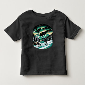 T-shirt Pour Les Tous Petits Aurora Ski Adventure Unisex