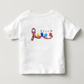 T-shirt Pour Les Tous Petits Autism (Dos)