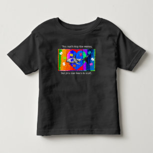T-shirt Pour Les Tous Petits Autisme Shark 4T NOIR