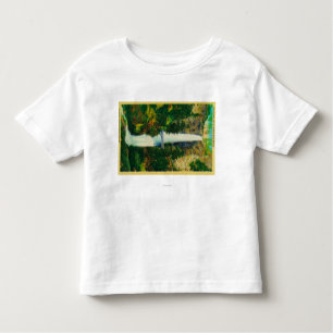 T-shirt Pour Les Tous Petits Automnes de Multnomah et pont de pied de Benson