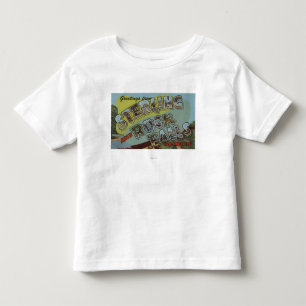 T-shirt Pour Les Tous Petits Automnes de roche - grandes scènes de lettre