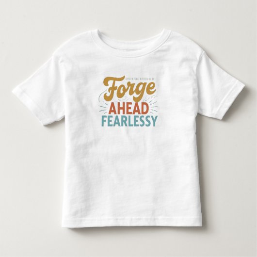 T-shirt Pour Les Tous Petits Avancer sans crainte (Devant)