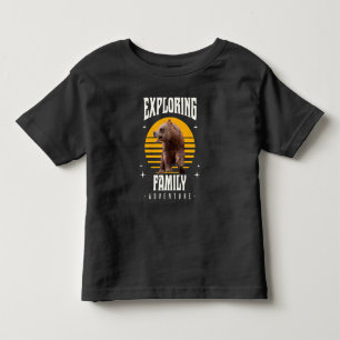 T-shirt Pour Les Tous Petits Aventure de vacances en famille assortie à l'ours