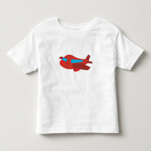 T-shirt Pour Les Tous Petits Avion rouge et bleu