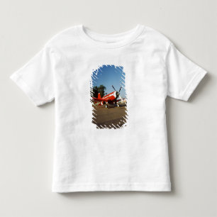 T-shirt Pour Les Tous Petits Avion superbe de corsaire de F2G-1D à un salon de
