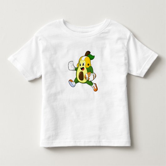 T-shirt Pour Les Tous Petits Avocado au football (Devant)
