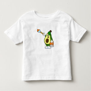 T-shirt Pour Les Tous Petits Avocado en peintre avec pinceau