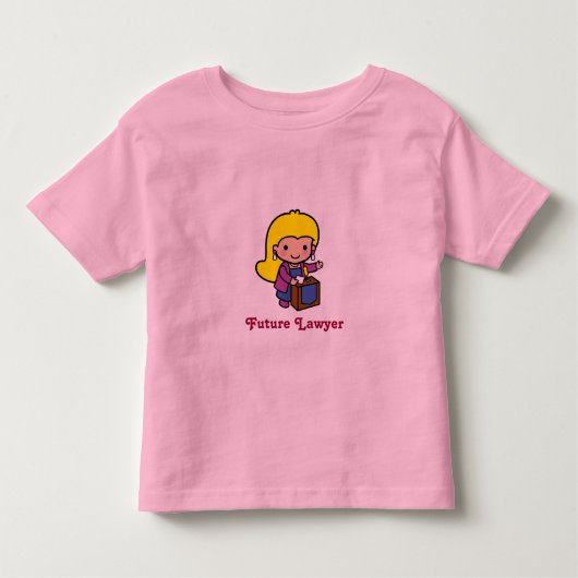 T-shirt Pour Les Tous Petits Avocat - Fille (Devant)