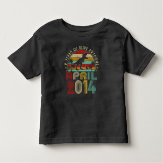 T-shirt Pour Les Tous Petits Avril 2014 Garçon Enfants 7e anniversaire Dinosaur