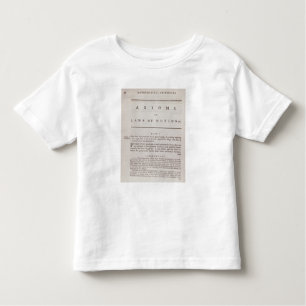 T-shirt Pour Les Tous Petits Axiomes, ou lois de mouvement, du volume I