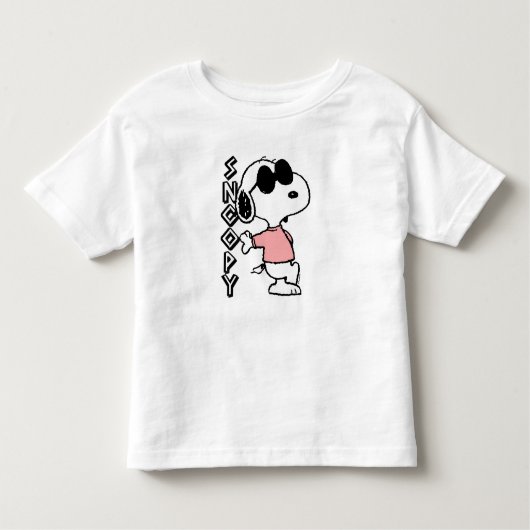 T-shirt Pour Les Tous Petits B07CH4K8H4_Peanuts Snoopy Joe Cool (Devant)