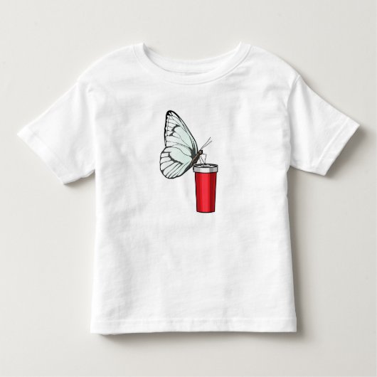 T-shirt Pour Les Tous Petits Babfly Drinking (Devant)