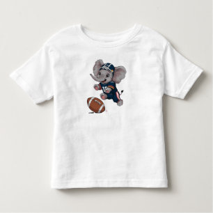 T-shirt Pour Les Tous Petits Baby Elephant Jouer Au Football