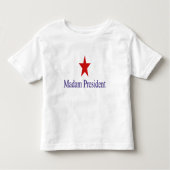T-shirt Pour Les Tous Petits Baby Madame la Présidente (Devant)