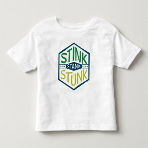 T-shirt Pour Les Tous Petits Badge Ça Pue Ça Pua