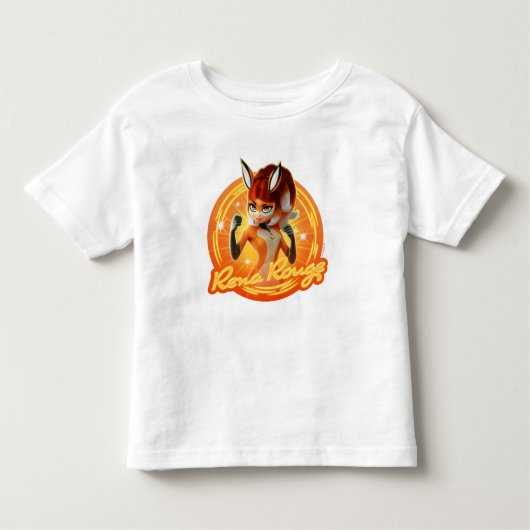 T-shirt Pour Les Tous Petits Badge Cercle Rena Rouge (Devant)