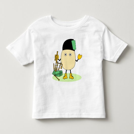 T-shirt Pour Les Tous Petits Bagpipe Egghead (Devant)