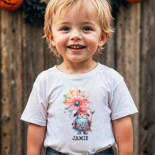 T-shirt Pour Les Tous Petits Baguette de Sorcier Pastel Mignonne Araignée Bonbo