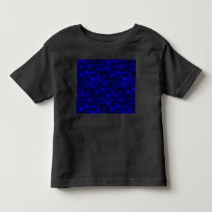 T-shirt Pour Les Tous Petits Balances de sirène bleu foncé tombant