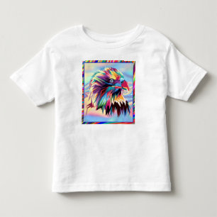 T-shirt Pour Les Tous Petits Bald Eagle géométrique Prismatic Design-80590