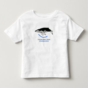 T-shirt Pour Les Tous Petits Baleine à bosse - Graphique animal marin -