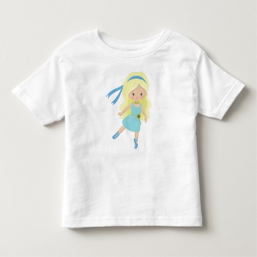 T-shirt Pour Les Tous Petits Ballerina, Danse De Ballet, Fille De Ballet, Cheve (Devant)