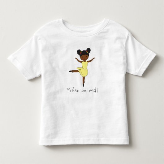 T-shirt Pour Les Tous Petits Ballerine éthiopienne (Devant)