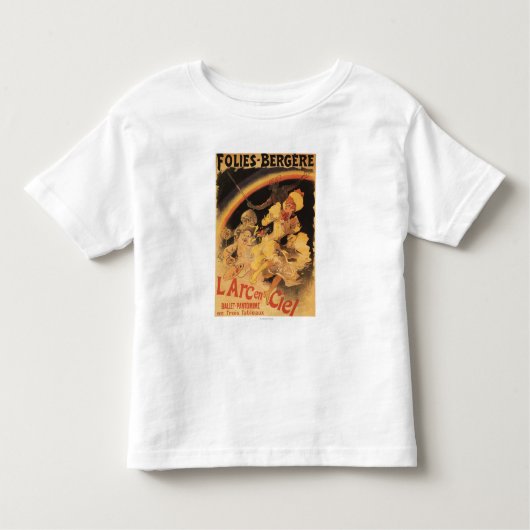 T-shirt Pour Les Tous Petits ballet L'Arc-en-Ciel chez Folies-Bergere (Devant)