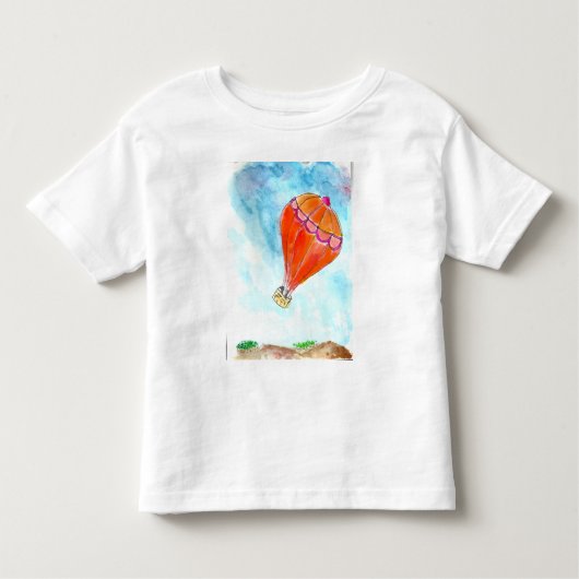 T-shirt Pour Les Tous Petits Ballon à air chaud (Devant)