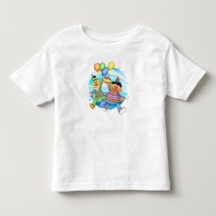 T-shirt Pour Les Tous Petits Ballons d'anniversaire de Bert et Ernie