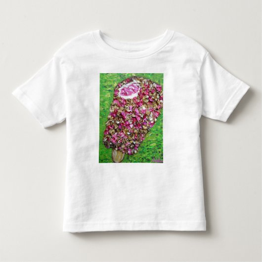 T-shirt Pour Les Tous Petits "Barre de gâteau de fraise " (Devant)
