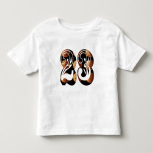 T-shirt Pour Les Tous Petits Basket-ball numéro 23, logo photo,