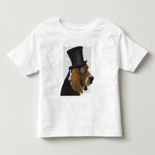 T-shirt Pour Les Tous Petits Basset Hound, Formal Hound et Casquette