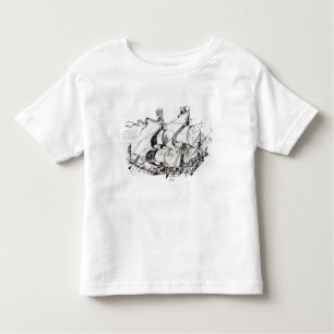 T-shirt Pour Les Tous Petits Bateau de Jacques Cartier, 'Rarete Indes