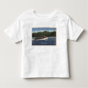 T-shirt Pour Les Tous Petits Bateau d'excursion sur le lac