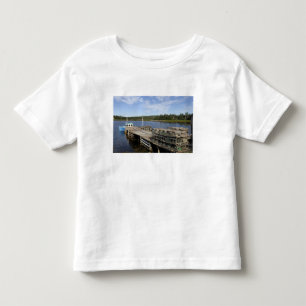 T-shirt Pour Les Tous Petits Bateau homardier, Mushaboom, Nouvelle-Écosse, Cana