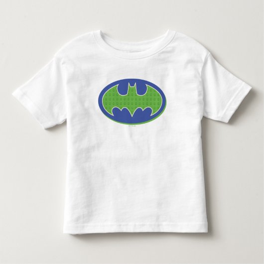 T-shirt Pour Les Tous Petits Batman | Symbole pourpre et vert (Devant)