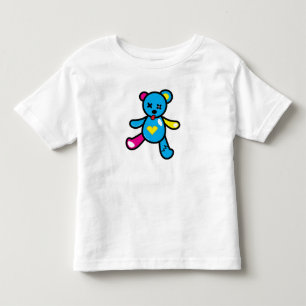 T-shirt Pour Les Tous Petits Bear Friend Blue