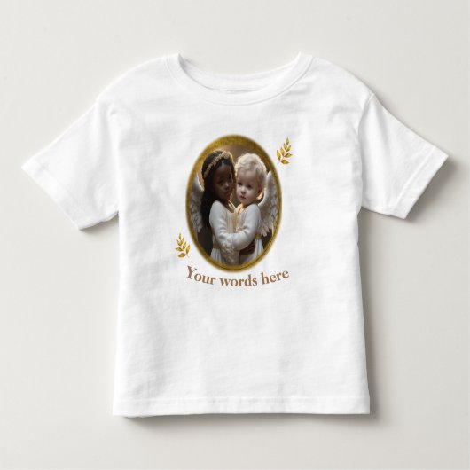 T-shirt Pour Les Tous Petits Bébé Anges (Devant)
