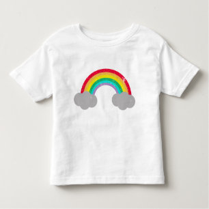 T-shirt Pour Les Tous Petits Bébé d'arc-en-ciel